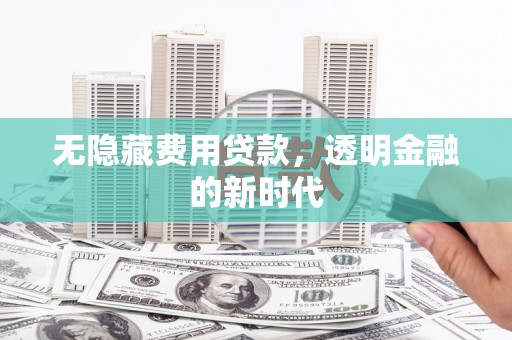鄂尔多斯无隐藏费用贷款，透明金融的新时代