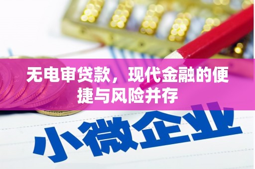 鄂尔多斯无电审贷款，现代金融的便捷与风险并存