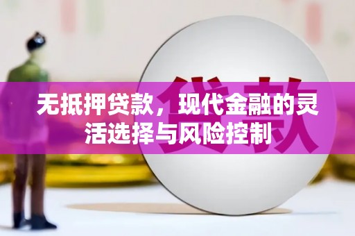 鄂尔多斯无抵押贷款，现代金融的灵活选择与风险控制