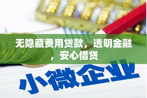 鄂尔多斯无隐藏费用贷款，透明金融，安心借贷