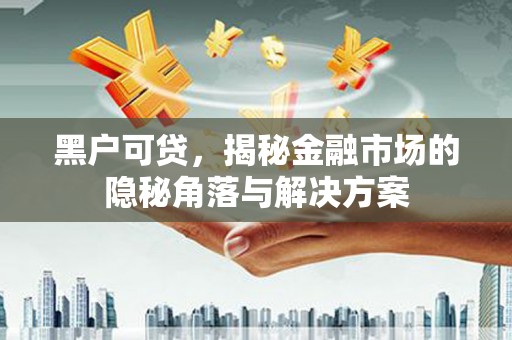 鄂尔多斯黑户可贷，揭秘金融市场的隐秘角落与解决方案