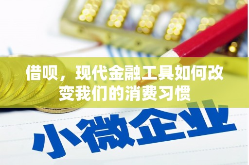 鄂尔多斯借呗，现代金融工具如何改变我们的消费习惯