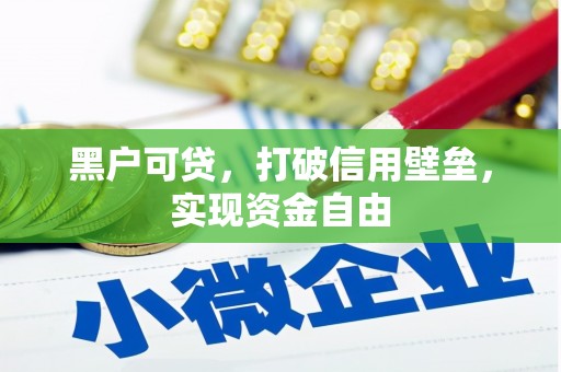 鄂尔多斯黑户可贷，打破信用壁垒，实现资金自由