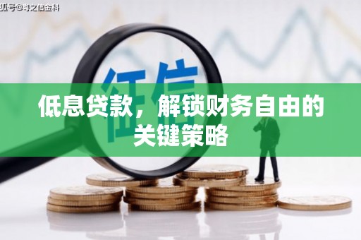鄂尔多斯低息贷款，解锁财务自由的关键策略