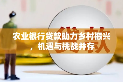 鄂尔多斯农业银行贷款助力乡村振兴，机遇与挑战并存