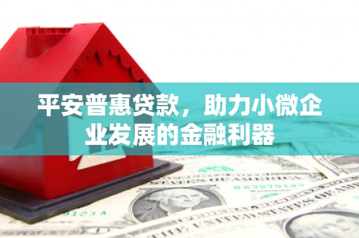 鄂尔多斯平安普惠贷款，助力小微企业发展的金融利器